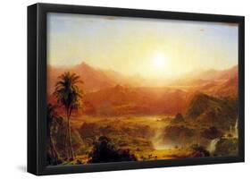 Frederick Edwin Church The Andes of Ecuador Art Print Poster-null-Framed Poster