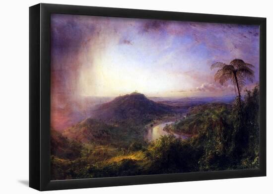 Frederick Edwin Church The Valley of St. Thomas Jamaica Art Print Poster-null-Framed Poster