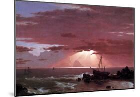 Frederick Edwin Church The Wreck Art Print Poster-null-Mounted Poster