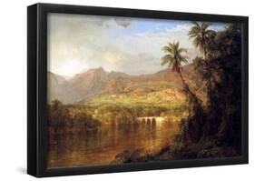 Frederick Edwin Church Tropical Scene Art Print Poster-null-Framed Poster