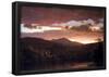 Frederick Edwin Church Twilight (Catskill Mountain) Art Print Poster-null-Framed Poster