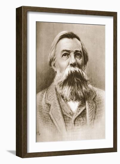 Frederick Engels-German School-Framed Giclee Print