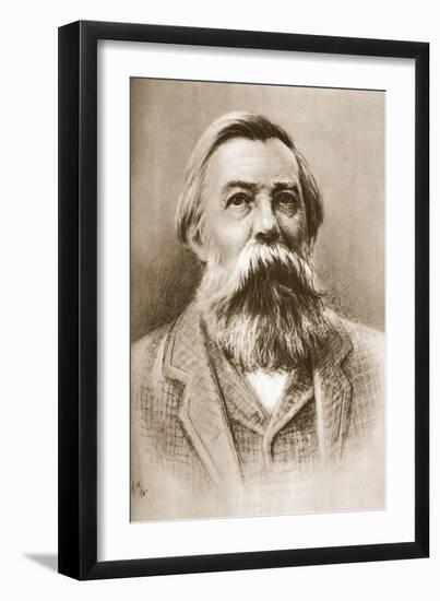 Frederick Engels-German School-Framed Giclee Print