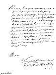 Letter by William III King of England, 1695-Frederick George Netherclift-Giclee Print