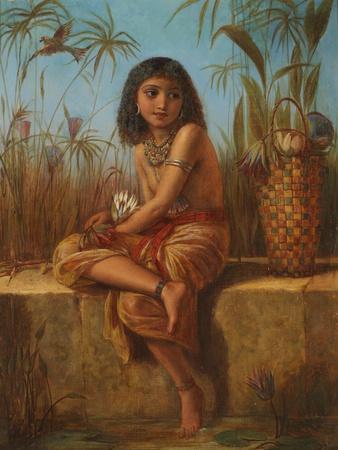 An Egyptian Flower Girl