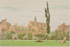 View of a Garden in Bedford Park, 1885-Frederick Hamilton Jackson-Framed Giclee Print