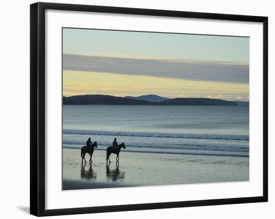 Frederick Henry Bay, Seven Mile Beach, Seven Mile Beach Protected Area, Tasmania, Australia-Jochen Schlenker-Framed Photographic Print