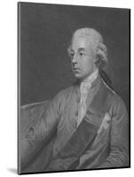 Frederick Howard, 5th Earl of Carlisle, Engraved by John Keyse Sherwin, 1782 (Engraving)-George Romney-Mounted Giclee Print