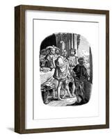 Frederick I' Meal in Heidelberg Castle 1462, 1840-Ludwig Richter-Framed Giclee Print