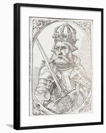 Frederick I of Hohenstaufen, known as Barbarossa-null-Framed Giclee Print