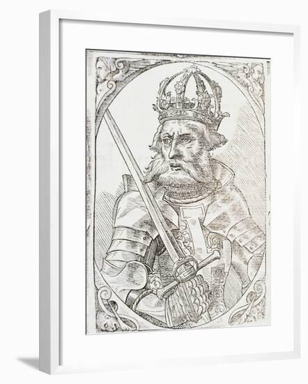 Frederick I of Hohenstaufen, known as Barbarossa-null-Framed Giclee Print