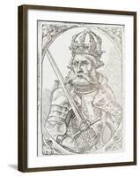 Frederick I of Hohenstaufen, known as Barbarossa-null-Framed Giclee Print