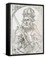 Frederick I of Hohenstaufen, known as Barbarossa-null-Framed Stretched Canvas