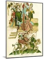 Frederick I Receives Brandenburg, C. 1440-null-Mounted Giclee Print