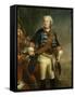 Frederick Ii as King-Pesne-Framed Stretched Canvas