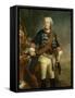 Frederick Ii as King-Pesne-Framed Stretched Canvas