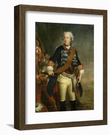 Frederick Ii as King-Pesne-Framed Giclee Print