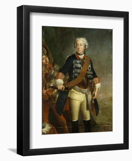 Frederick Ii as King-Pesne-Framed Giclee Print