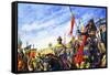 Frederick II in the Crusades-Roger Payne-Framed Stretched Canvas
