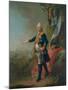 Frederick II, Landgrave of Hesse-Kassel, in the Officer's Uniform of the 45th Prussian Infantry…-Johann Heinrich Tischbein-Mounted Giclee Print