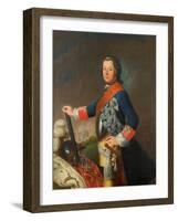 Frederick II of Prussia, 1743-David Matthieu-Framed Giclee Print