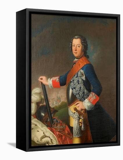 Frederick II of Prussia, 1743-David Matthieu-Framed Stretched Canvas