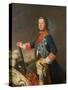 Frederick II of Prussia, 1743-David Matthieu-Stretched Canvas