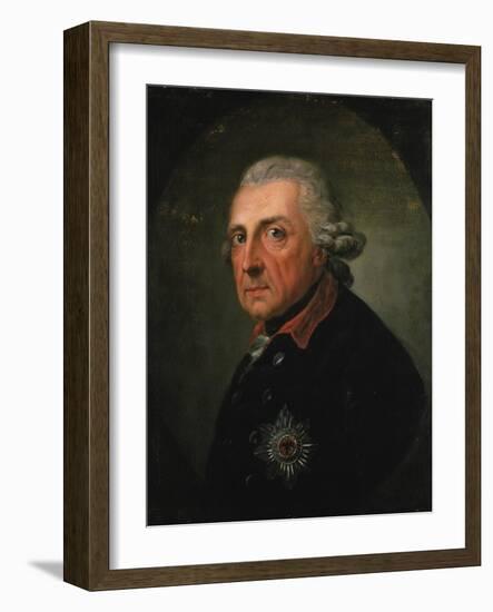 Frederick Ii (The Great) of Prussia, 1781-Anton Graff-Framed Giclee Print