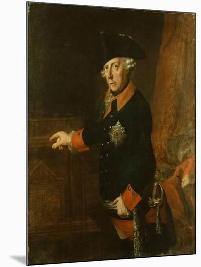 Frederick Ii the Great of Prussia, C.1763-J.H.C. Franke-Mounted Giclee Print