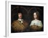 Frederick III of Denmark and his wife Sofia Amalia of Brunswick-Lyneburg, c.1643-Unknown Artist-Framed Giclee Print