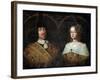 Frederick III of Denmark and his wife Sofia Amalia of Brunswick-Lyneburg, c.1643-Unknown Artist-Framed Giclee Print