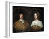 Frederick III of Denmark and his wife Sofia Amalia of Brunswick-Lyneburg, c.1643-Unknown Artist-Framed Giclee Print