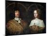 Frederick III of Denmark and his wife Sofia Amalia of Brunswick-Lyneburg, c.1643-Unknown Artist-Mounted Giclee Print
