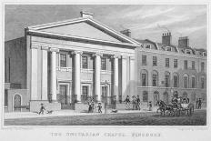 The Unitarian Chapel, Finsbury, London, 1828-Frederick James Havell-Giclee Print