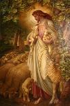 The Good Shepherd-Frederick James Shields-Framed Stretched Canvas