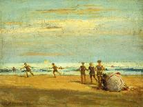 By the Seaside-Frederick John Mulhaupt-Stretched Canvas