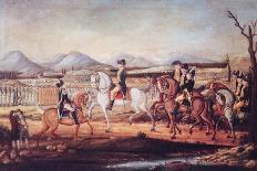 Washington Reviewing the Western Army at Fort Cumberland, Maryland, after 1795-Frederick Kemmelmeyer-Giclee Print