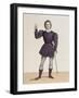 Frederick Lemaitre (1800-76) as Edgard in 'La Fiancee De Lammermoor' by Walter Scott (1771-1832) at-Alexandre Lacauchie-Framed Giclee Print