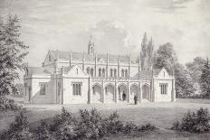 St. John's College, 'History of Oxford', Engraved by J. Hill, Pub. by R. Ackermann, 1813-Frederick Mackenzie-Giclee Print