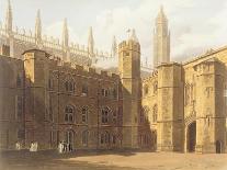 Court of King's College, Cambridge, from 'The History of Cambridge', Engraved by Daniel Havell-Frederick Mackenzie-Giclee Print