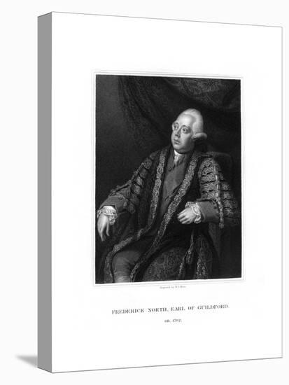 Frederick North, 2nd Earl of Guilford, Prime Minister of Great Britain-WT Mote-Stretched Canvas