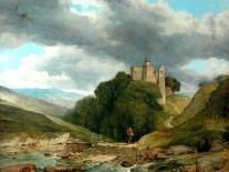 Landscape With Ruined Castle, 1864-Frederick Richard Lee-Framed Premium Giclee Print