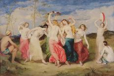 Mercury Instructing the Nymphs in Dance, 1848-Frederick Richard Pickersgill-Giclee Print