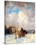 March Morning, the Red Cariole-Frederick Simpson Coburn-Mounted Art Print