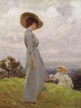 Climbing Up the Hillside-Frederick Stead-Framed Stretched Canvas