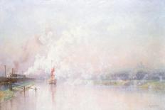 Steaming into Lincoln, 1894-Frederick Stead-Laminated Giclee Print