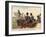 Frederick the Geat of Prussia on the March across Lausitz-Richard Knoetel-Framed Giclee Print