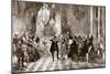 Frederick the Great and his court making music-Adolph Friedrich Erdmann von Menzel-Mounted Giclee Print