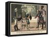 Frederick the Great and the 85 Year Old General Zieten-Carl Rochling-Framed Stretched Canvas