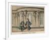 Frederick the Great and Voltaire at Sanssouci-Carl Rochling-Framed Giclee Print